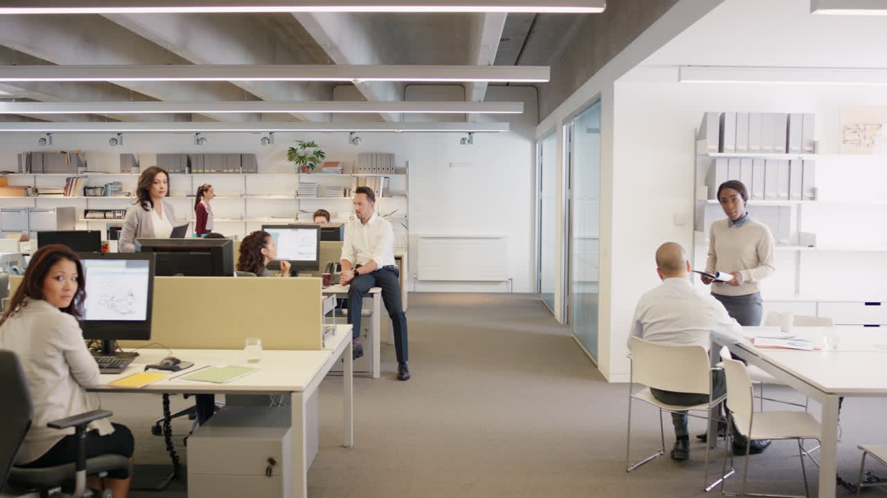Busy Office Scene