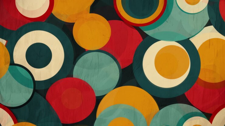 carta da parati a sfondo geometrico realizzata con ai