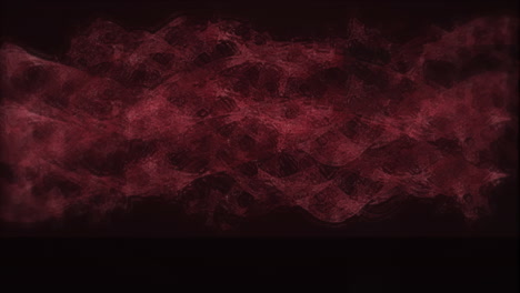animation of red light flows moving on black background