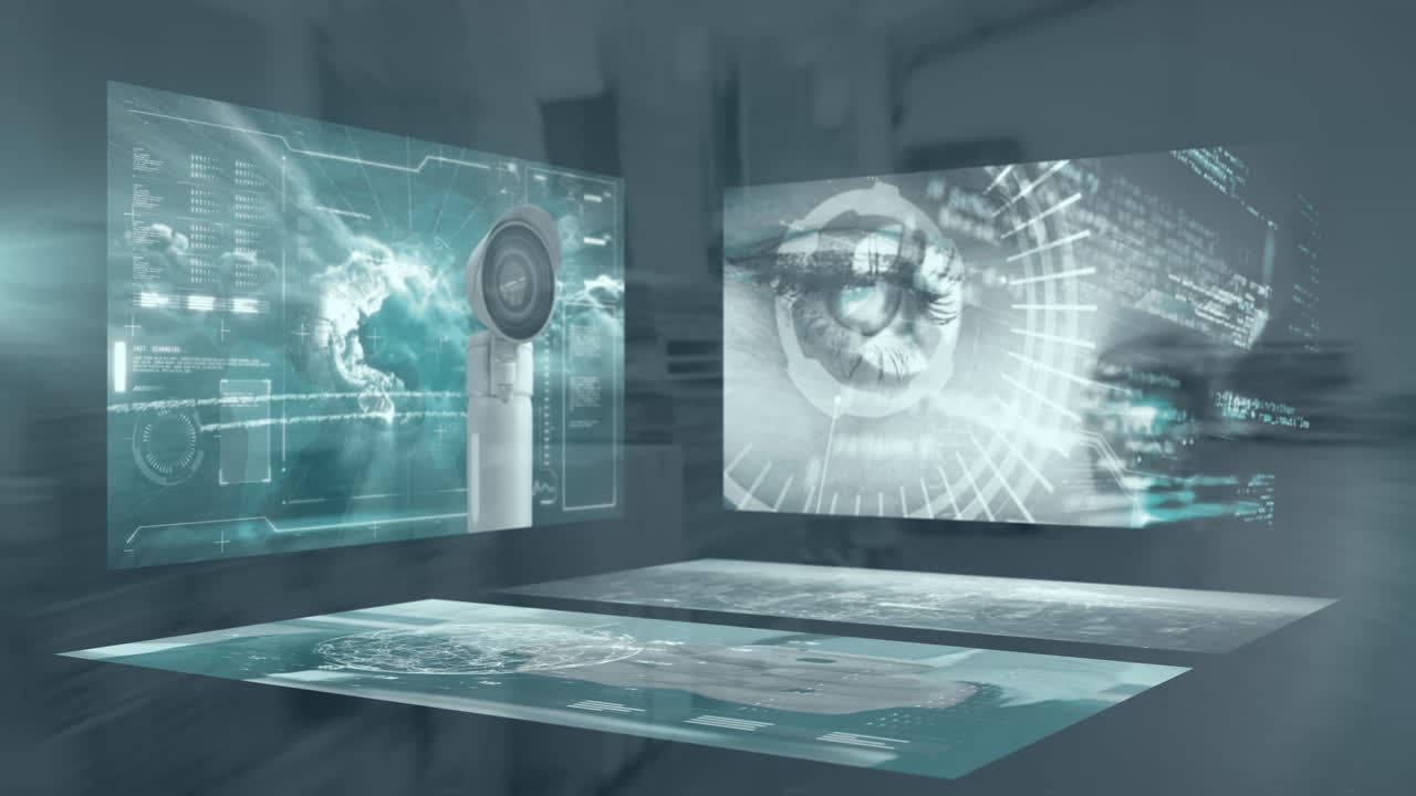 창고에서 데이터 처리의 애니메이션