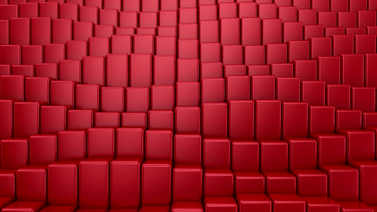 las cajas forman una onda