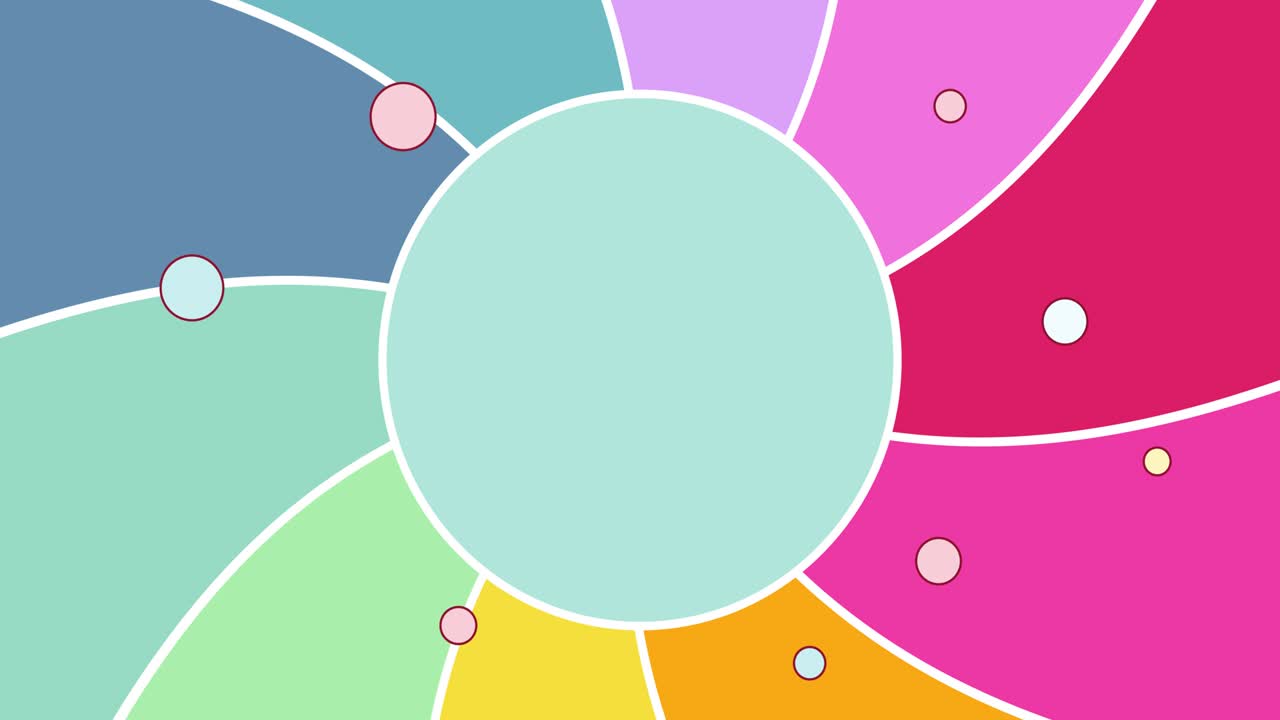 무지개 컬러 애니메이션