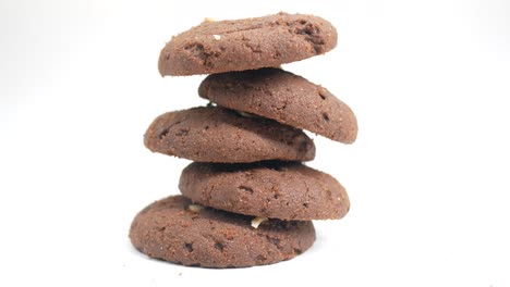 galletas de chocolate apiladas