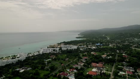 Beautiful-aerial-shot-of-blue-sky-turquoise-water-in-st