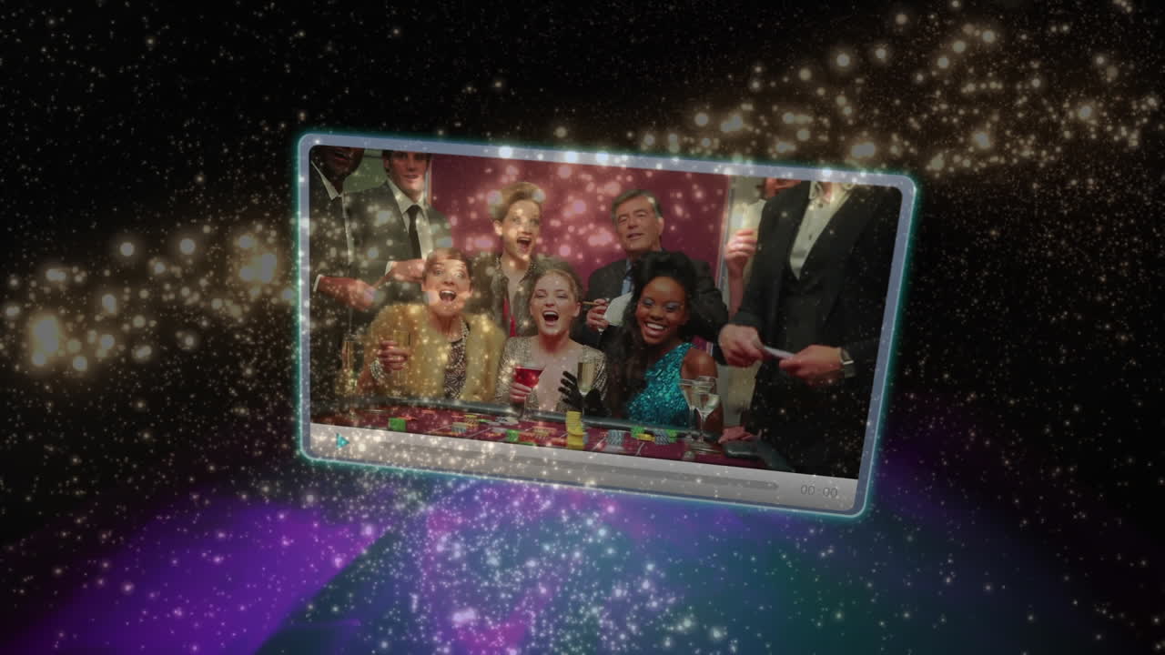 럭셔리 카지노 에서 사람 들 과 함께 노는 도박 테이블