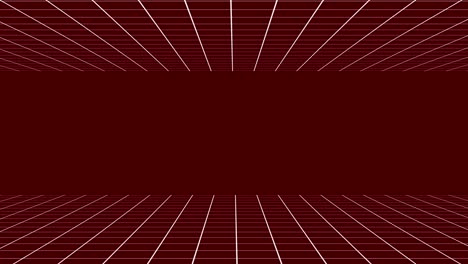 fondo de tecnología de cuadrícula en perspectiva de resolución 4k, marco de alambre, suelo y techo, fondo de tecnología digital - fondo retro dinámico - loopable - fondo de caja 4k loopable - movimiento retro líneas coloridas fondo abstracto - fondo rojo