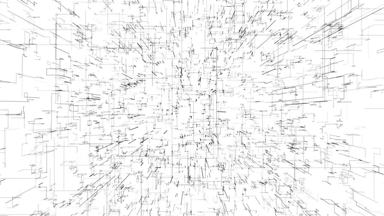 추상적인 기하학 터널 배경 4k 영화