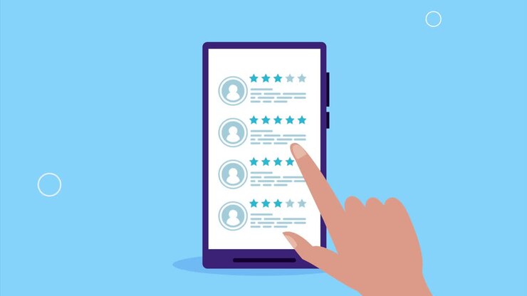 hand using smartphone with contacts