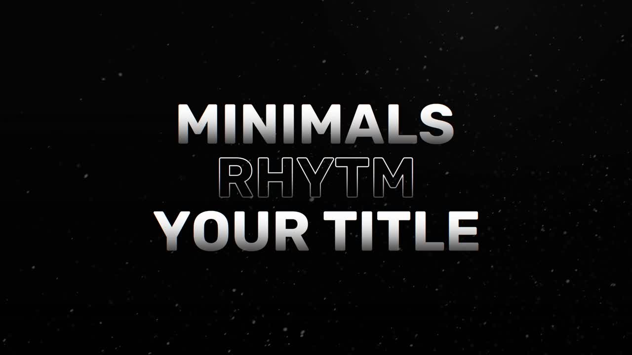 Dynamic Animated Text with RGB Glitch Effect on Black Background