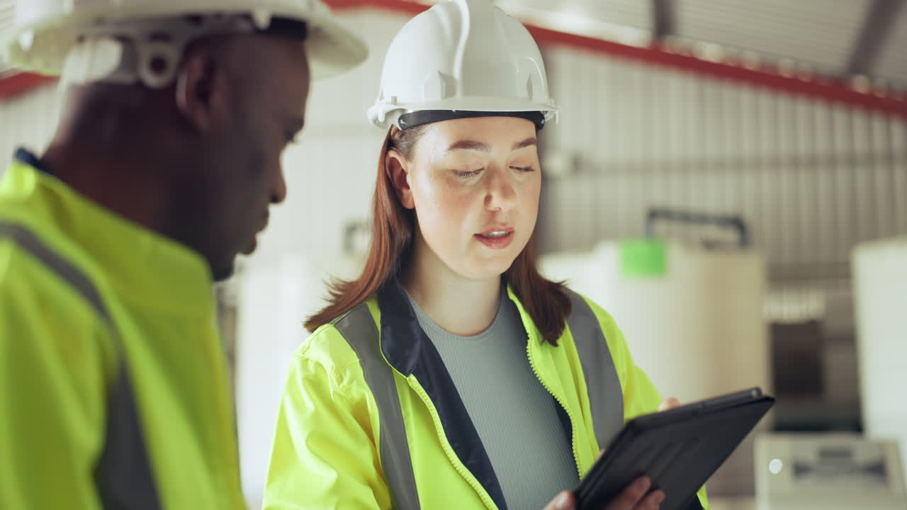 태블릿, 산업 및 건설 노동자 팀