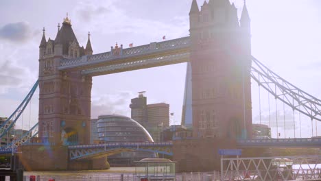 tower bridge and london skyline