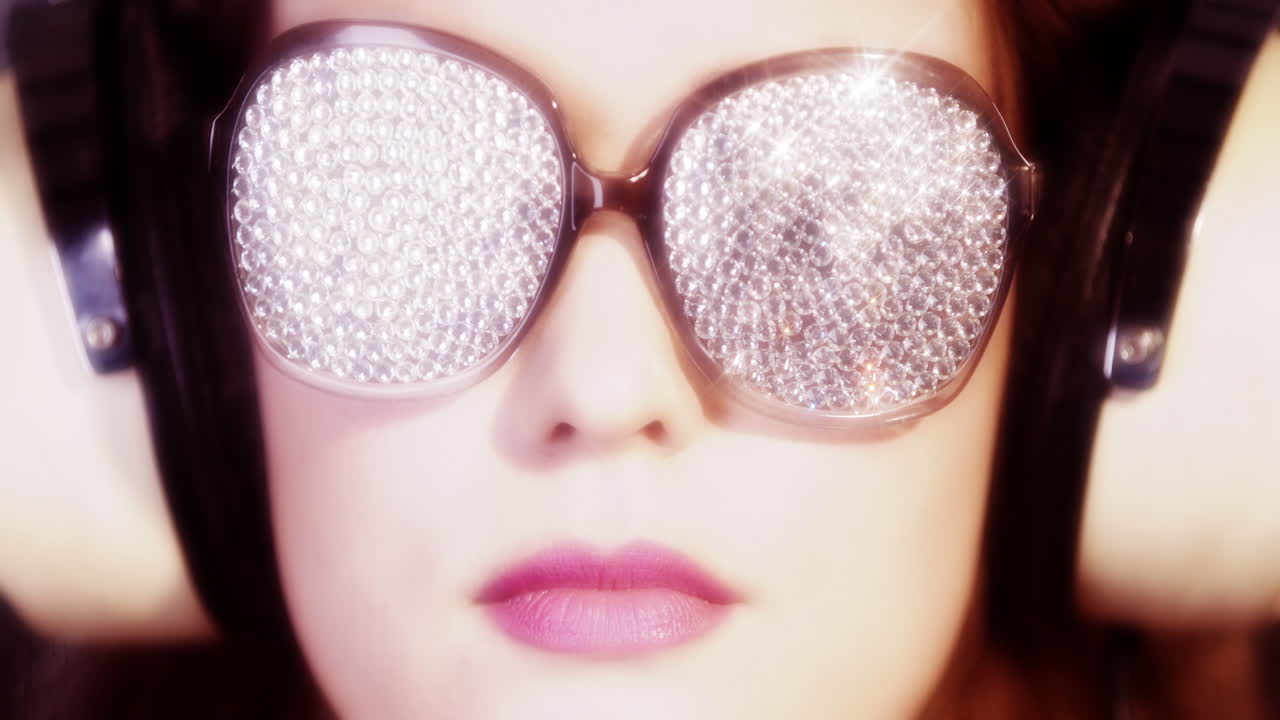 여자 디스코 안경 4k 02