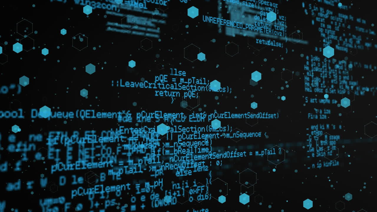 animation d'icônes médicales et traitement de données sur fond noir