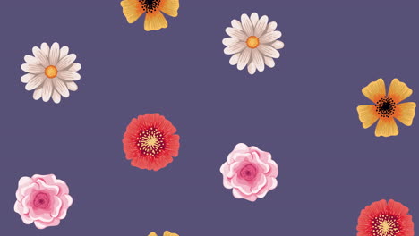 fondo con patrón floral