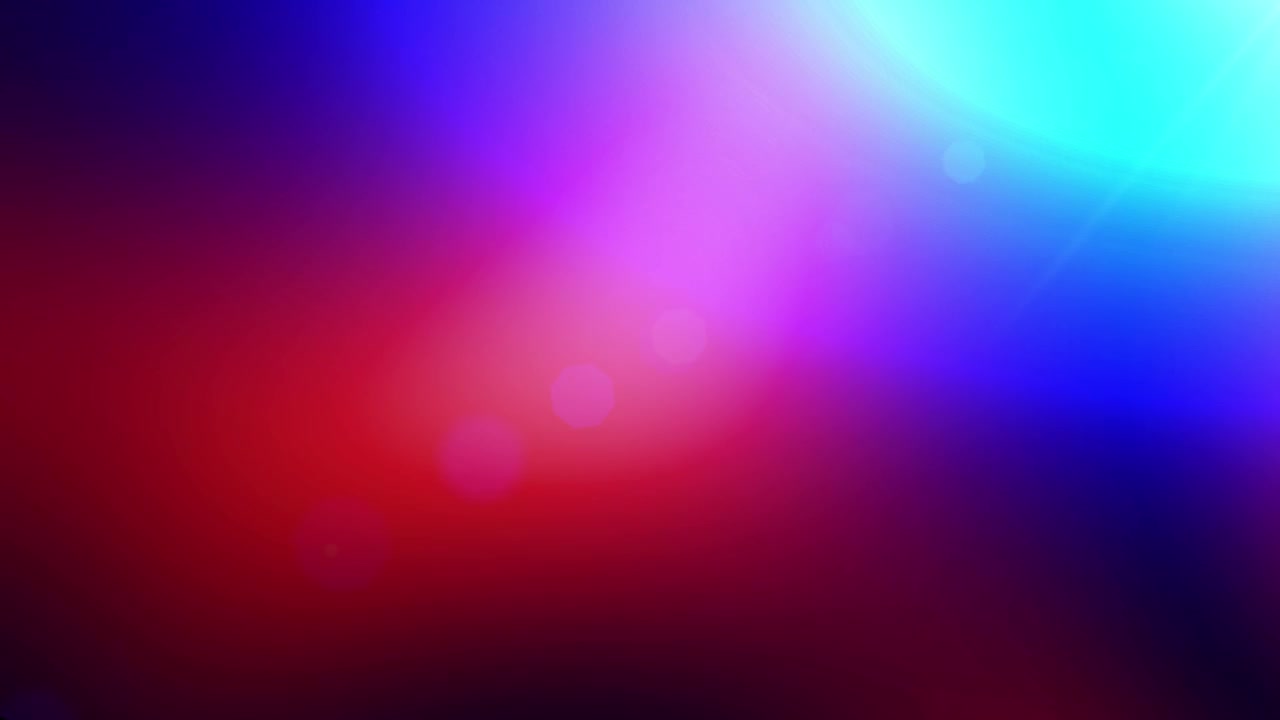 Colorful Optical Lens Flare and Light Leak Transition
