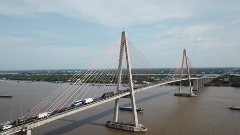 rach mieu bridge, ben tre province, vietnam