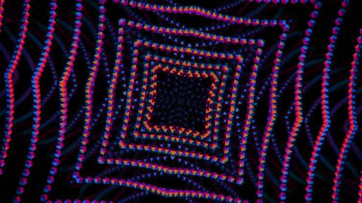 Abstract Geometric Kaleidoscope Pattern