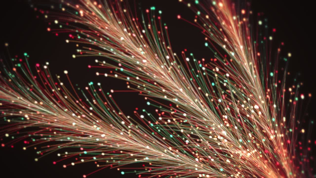 animación de fondo floral abstracta