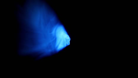 luz misteriosa a través del agujero de la llave.