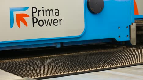 prima power manufacturing equipment closeup