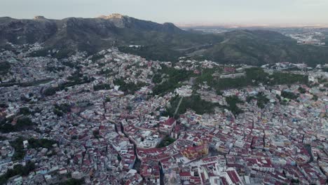 Guanajuato-Luftaufnahme-Der-Stadt