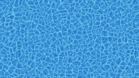 animation of water pool top view. design for summer holiday background with copy space, wallpaper, web banner, advertising display. blue swimming pool 4k looped animated footage