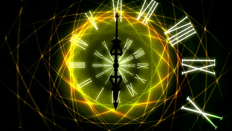 time travel abstract spiral conceptual background animation