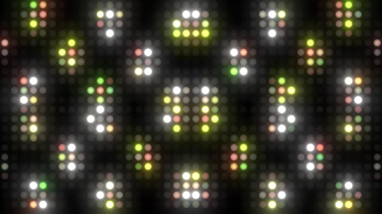 Abstract LED Light Pattern
