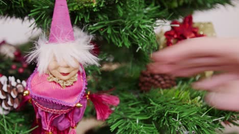 decoración del árbol de navidad juguete de muñeca bruja