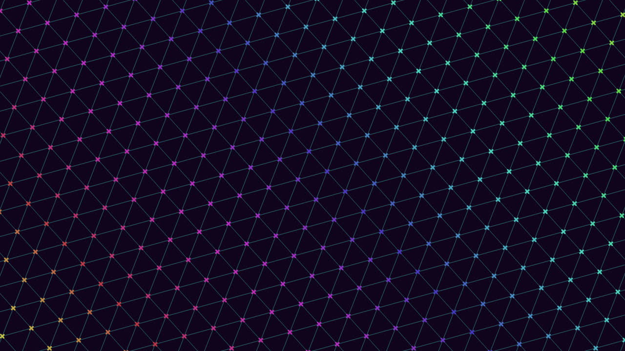 Abstract digital art featuring a dynamic arrangement of luminous dots against a dark backdrop, creating a visually striking and hypnotic pattern