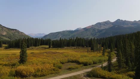 rising-shot-from-a-campsite-in-Telluride