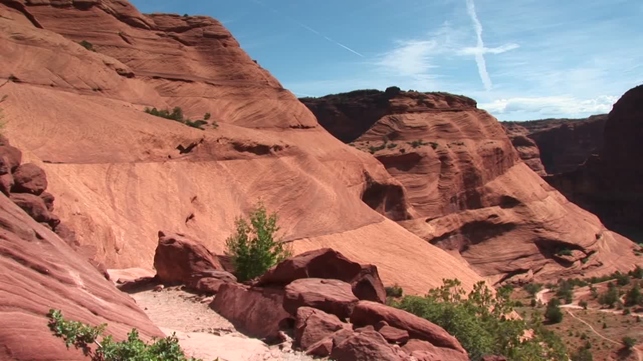Campo lungo di Canyon De Chelly in Arizona.