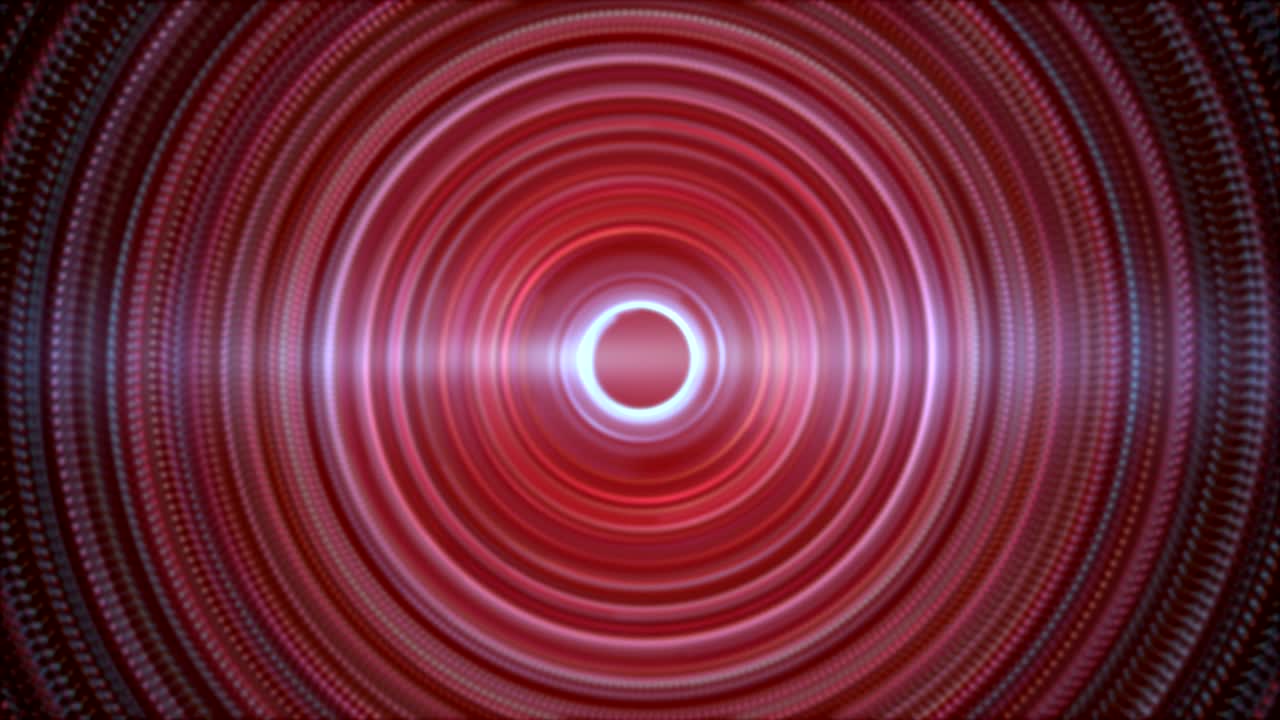 Abstract concentric circles lights background