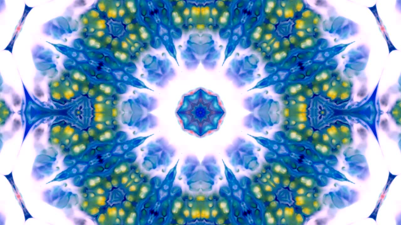 movimiento de fondo de kaleidoscopio abstractamente colorido
