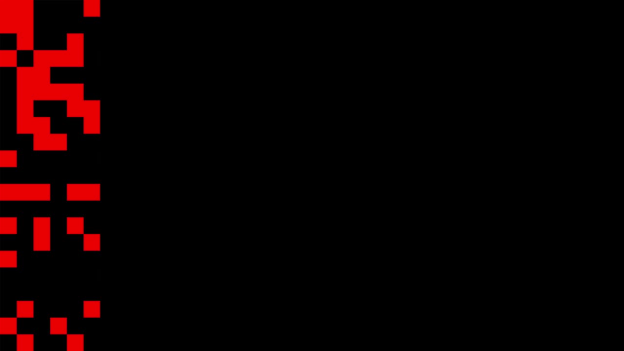 patrón de cuadros rojos que parpadean