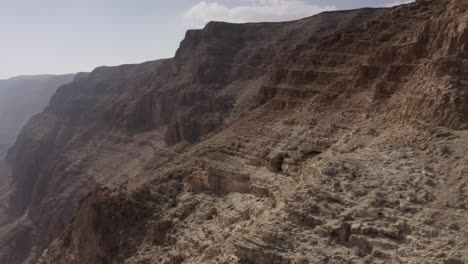 aerial view of the dead sea and surrounding mountains