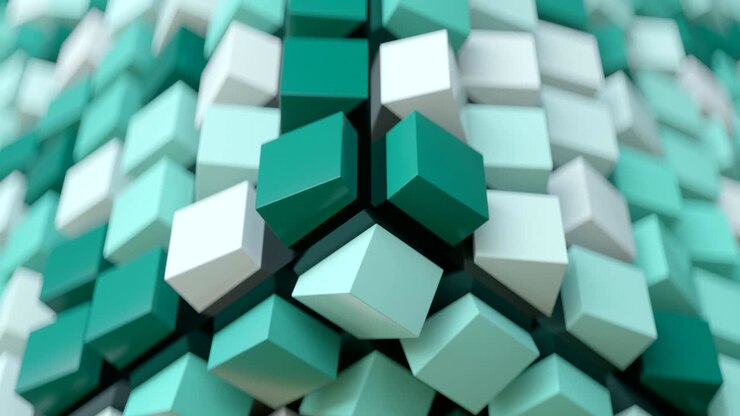 Abstract Cubic Background.