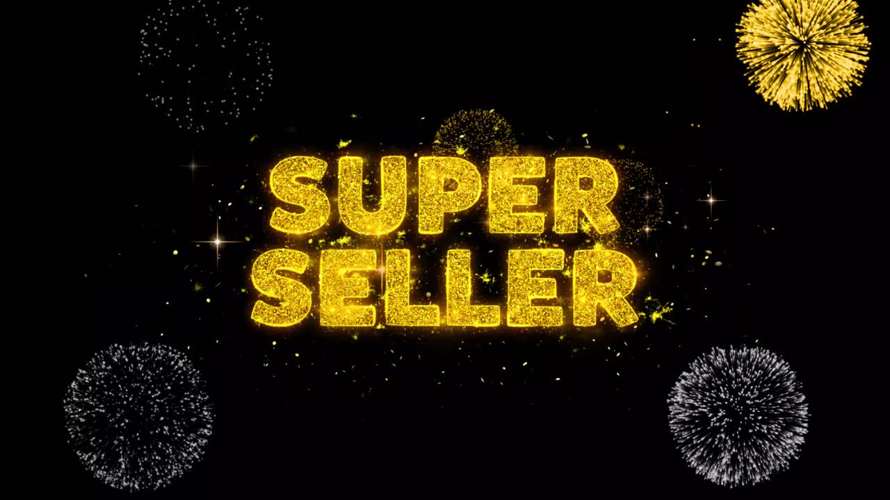 Super Seller Graphic with Fireworks
