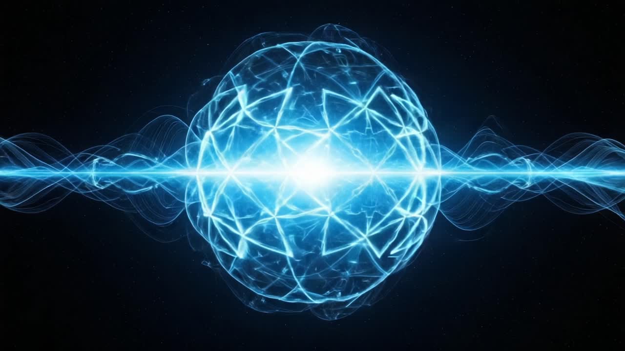 Dynamic Energy Manifestation: Two Frames Capturing the Flow of Light and Vibrational Patterns in a Stunning Visualization of Particle Dynamics and Waves