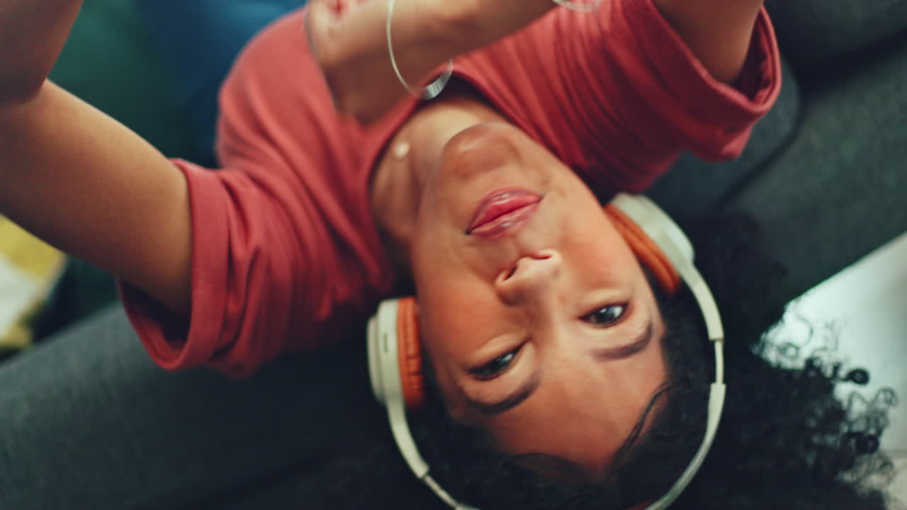 Dance music, energy and portrait of black woman
