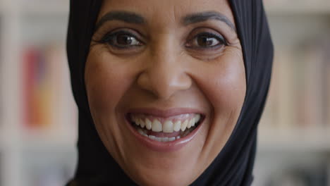 mature middle easter school teacher smiling portrait
