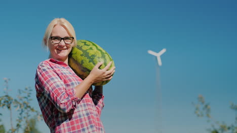 Woman-Holding-Watermelon