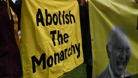 abolish the monarchy. london, united kingdom