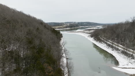 beaver lake - result of a dam constructed across the white river