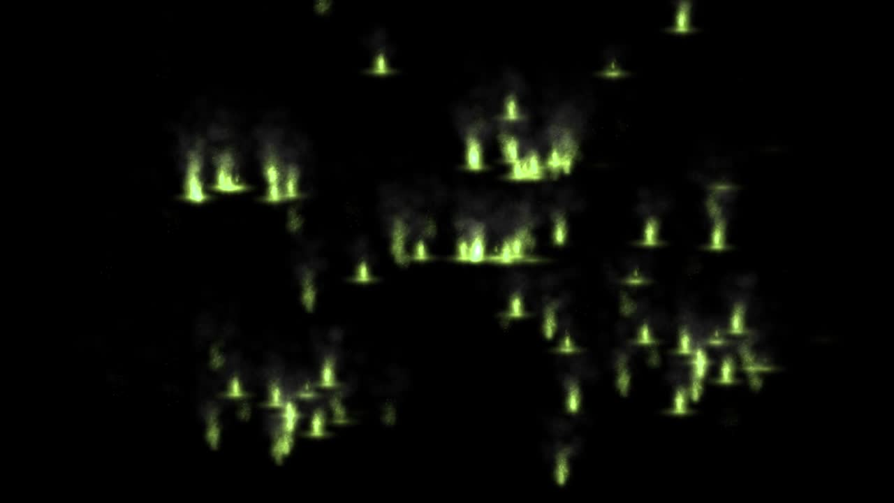 불꽃 컬러 입자 애니메이션 모션 그래픽