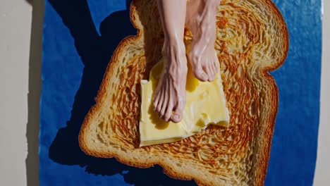 legs on toast