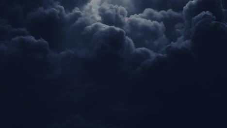 una tormenta que estaba ocurriendo dentro de la nube cúmulo oscuro