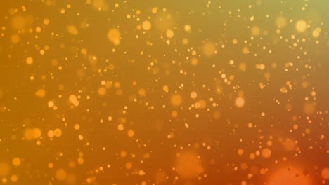 animation of light spots and shapes on yellow background