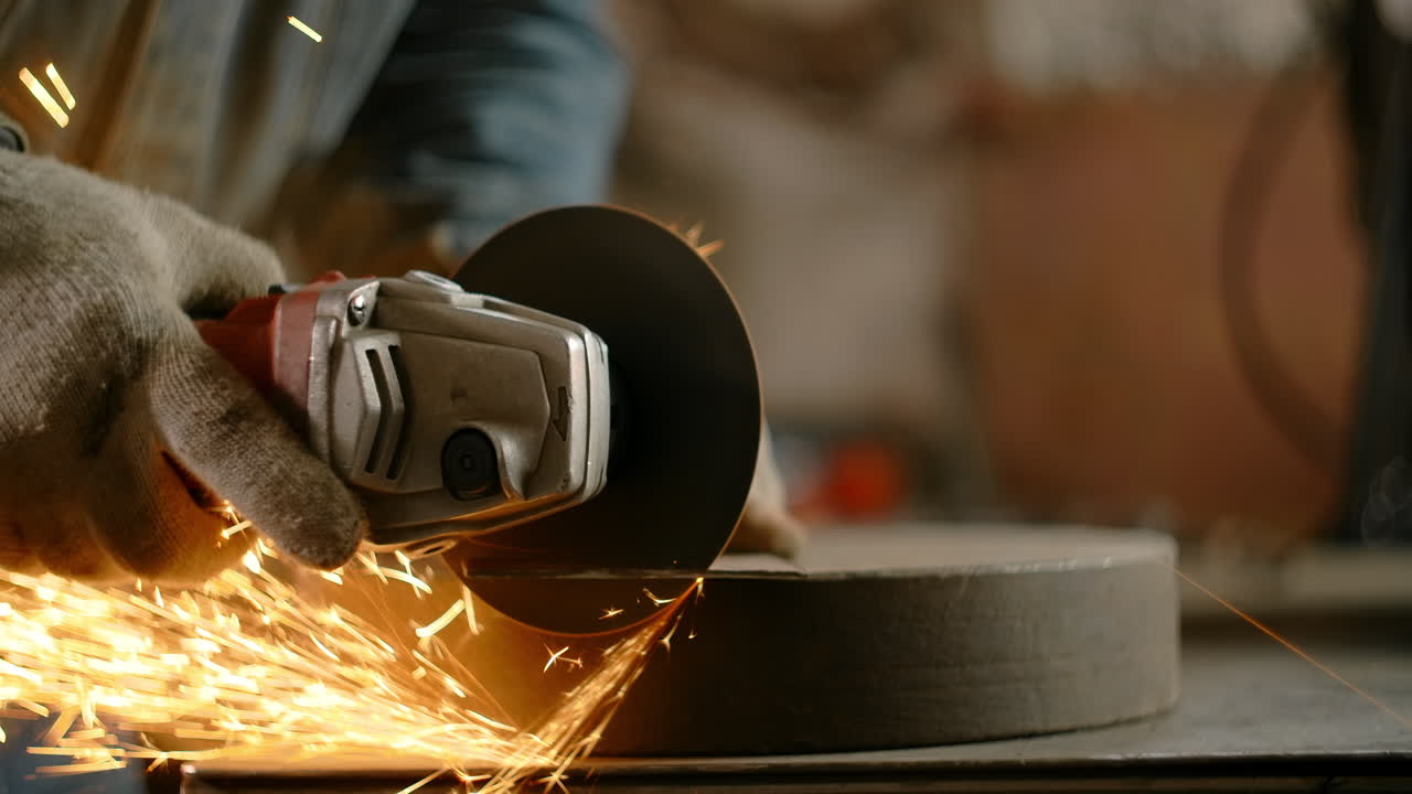 Metalworking with Disc Grinder