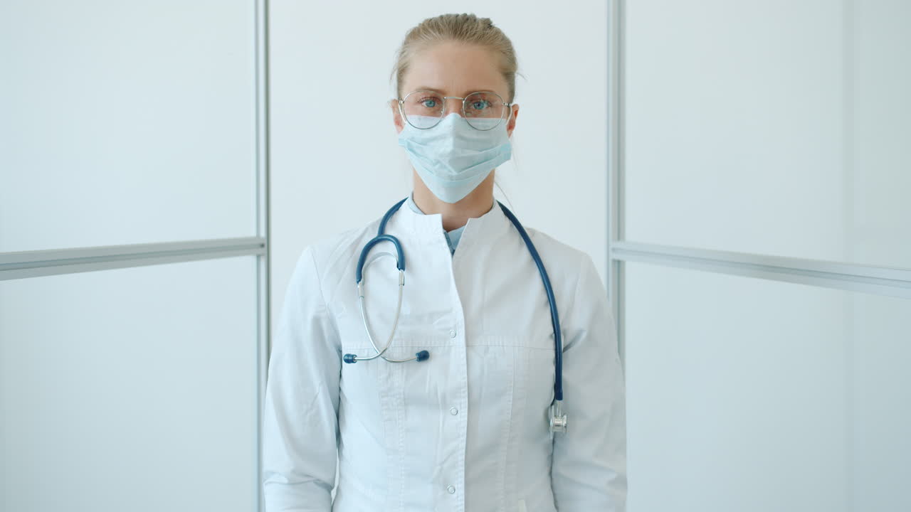Female Doctor Wearing Protective Gear